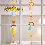 HABA Bastelset Filzgirlande Engel &ndash; Weihnachten Basteln ab 5 Jahren |...