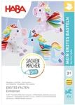 HABA Sachenmacher Bastelset Erstes Falten Einh&ouml;rner (6er Set) &ndash; Einhorn...