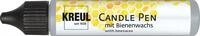 KREUL 49713 - Candle Pen, silber, 29 ml, Kerzenstift mit feiner Malspitze,...