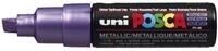 uni-ball 182688 - POSCA Marker mit breiter Keilspitze, violet metallic | Marker...