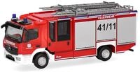 Herpa Milit&auml;r Modell LKW Mercedes-Benz Atego 13 Z-Cab Bundeswehr/Feuerwehr 