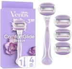 Gillette Venus ComfortGlide Breeze Haarentfernungsrasierer f&uuml;r Damen, mit