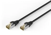DIGITUS Outdoor Netzwerkkabel Cat 6A &ndash; 2 m &ndash; 10 Gbit/s &ndash; Schwarz | S/FTP