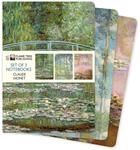 Dreier Set DIN-A5-Format-Notizb&uuml;cher: Claude Monet: Unser beliebten