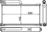 MAHLE AH 261 000S W&auml;rmetauscher, Innenraumheizung - f&uuml;r Audi A6 C6 (4F2), u.a.