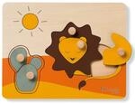 hauck Puzzle N Sort Steckpuzzle aus Holz ab 1 Jahr, Greifpuzzle, Lion |...