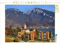 CALVENDO Puzzle Spiez, Berner Oberland, Schweiz | 1000 Teile Lege-Gr&ouml;&szlig;e 64 x...