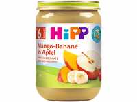 HiPP Früchte Mango-Banane in Apfel, 6er Pack (6 x 190 g)
