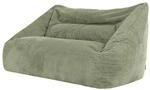 Icon Cecilia Cord Sitzsack Sofa mit F&uuml;llung, Sofa 2 Sitzer, Gr&uuml;n | In...
