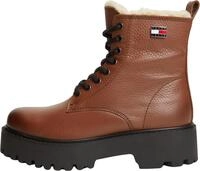 Tommy Jeans Damen Mid Boot Stiefel Platform mit dicker Sohle, Braun (Sunset...