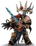 Warhammer 40,000 Actionfigur Black Legion Abaddon the Despoiler with Drach'nyen and