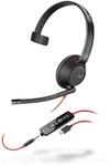 Schnurgebundenes Headset Poly Blackwire 5210 (Plantronics) Flexibler Mikrofonarm mit