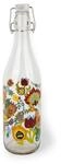 Excelsa New Delhi Wasserflasche, 1 Liter, Glas, mit Dichtung