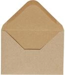 Creativ Company 217016 Briefumschl&auml;ge (C6 (114 x 162 mm), Beige, 160 mm, 11,5 cm,