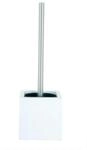 MSV WC B&uuml;rste MDF Weiss