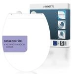 SCH&Uuml;TTE WC-Sitz passend zu Villeroy & Boch OMNIA, mit Absenkautomatik made in...