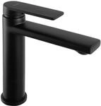 Rea Einhebel-Waschtischarmatur Verso Low Black, Messing, Modernes Design -