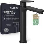 KLUDI-X1 Waschtischarmatur, Auslaufh&ouml;he 210 mm, wassersparender Wasserhahn Bad