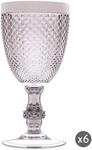 Brunch Time Glas 6er Set Linea Diamond 39 cl silber