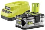 RYOBI 18 V ONE+ Akku-Starterset RC18120A-150G, inkl. 1x 5,0 Ah Akku und 2,0 A