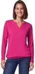 Cecil Damen 3231388 Shirt mit Split Neck im Tunika-Look