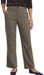 Street One Damen Straight Leg Hose mit Karomuster und Kn&ouml;pfen 3819440