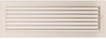 KRATKI L&uuml;ftungsgitter Kamingitter 17cm x 49cm kremig mit Jalousien