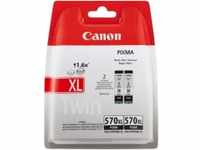 Canon PGI-570 XL TWIN Vorteilspack 2 Tintenpatronen (2x Schwarz XL) (Veraltete
