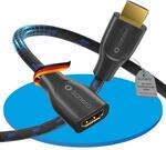 sonero HDMI Verl&auml;ngerungskabel Verl&auml;ngerung, 4K 60Hz, Stecker/Buchse, 1m | HDMI