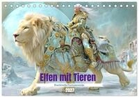 Kalender 2027 &middot; Elfen mit Tieren - Prachtvolle Fantasiewerke | Elfen in...