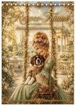 Rococo Tr&auml;ume (Tischkalender 2027 DIN A5 hoch), CALVENDO Monatskalender