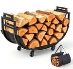 VEVOR Kaminholzregal Brennholzregal Feuerholzregal Kaminholzst&auml;nder 805 mm |...