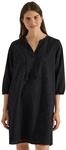 Cecil Damen 1409430 Knielanges Kleid mit 3/4-Arm und Stickerei (1er Pack)