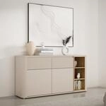 Forte BREATHTAKER Sideboard 160, modern minimalistisch, 2-t&uuml;rig, 2 Schubladen,