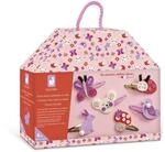 Janod - Set zum Basteln von 6 Haarspangen zum - Bl&uuml;hender Garten - Kit Kreative