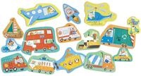 Wunderbares Fahrzeug-Puzzle, Set enth&auml;lt 15 Klassische Fahrzeug-Puzzles