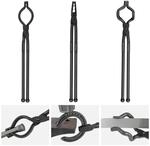 VEVOR Schmiedezange-Set, V-Bit, Wolf, ZV-Zange 3 Stk. Kohlenstoffstahl, 461 x...
