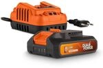 POWERPLUS Dual Power Akku- und Ladeger&auml;t-Set POWDP90620-20V, 2.0Ah Akku - f&uuml;r 20V