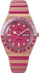 Timex Damen Analog Quarz Armbanduhr mit einem Edelstahlarmband Q Reissue