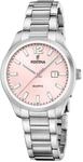 Festina Damenuhr Analog aus Edelstahl 316l Silberfarben | Quarzwerk,