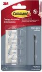 Command 17017CLR Kabelclips, rund, transparent, farblos, klein