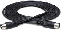 HOSA MID-301BK standard MIDI Kabel, Stecker f&uuml;r In und Out an beiden Enden, 1 ft,