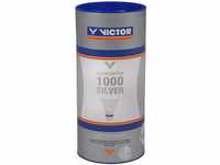 VICTOR Nylon Federball Shuttle 1000 3er Dose, Weiß / Blau