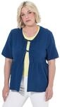 Ulla Popken Damen Tunika | Gro&szlig;e Gr&ouml;&szlig;en, Plus Size, Musselin-Bluse,