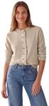 Street One Studio Damen Cardigan mit Rundhals und R&uuml;schendetails