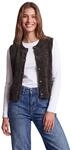 Street One Studio Damen 2515833 Strickweste mit Rundhals und Kn&ouml;pfen