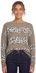 Street One Damen 3017941 Langarm Jacquard Pullover mit Boat Neck