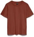 VERO MODA Basic Damen T-Shirt Top Rundhals Kurzarm Normal geschnitten