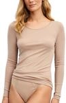 CALIDA True Confidence Langarmshirt Damen | temperaturausgleichend, angenehm...