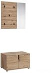 xonox.home - Garderobenkombination 2tlg. Keno Artisan Eiche melamin | bestehend...